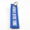 Rotary13B1 Remove Before Firing Keychain - Blue/White