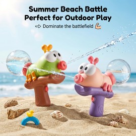 BeepZipp Pink Electric Water Gun for Kids Ages 8-12, Automatic Water Blaster with Unique Ant-Shaped Design, Outdoor Summer Pool Toys Squirt Gun for Boys and Girls