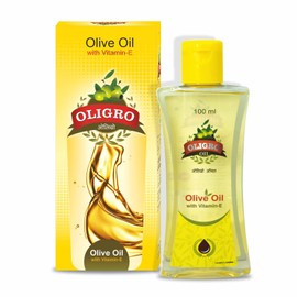 Leeford Oligro Olive Oil with Vitamin E Combo Pack of 3 (100ml Each) | Organicly Helps Strengthen Hair Roots, Deeply Moisturizes & Nourishes Skin | Pure & Natural (Total 300ml)