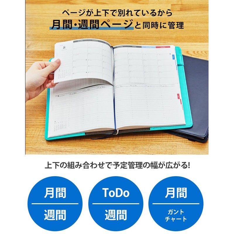 Separate Diary Notebook, Beginning in January, 2025 A5 Weekly &