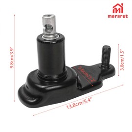 1763880 Spare Tire Carrier Bracket Mounting Anchor Fit for Ford Transit Tourneo Custom 2012-2023, for Ford Transit MK8 2014-2023 Spare Car Wheel Plate, BK21-1402-AA BK211402AA (Black)