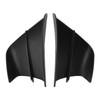 1 Pair Motorcycle Front Winglet Aerodynamic Wing Universal Black Replacement