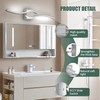 Espird 23inch Led Bathroom Vanity Light Bar, Brushed Nickel 5CCT