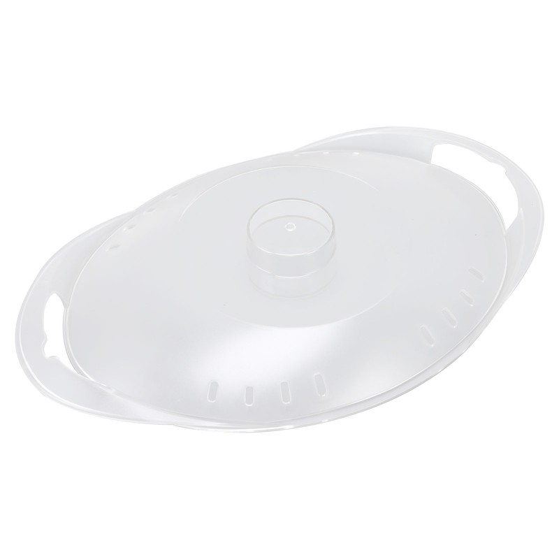 Kitchen Food Processor Robot Lid PC Heat Resistance Steaming Pan