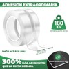 Cinta Doble Cara Extrafuerte,2 Rollos 5M Nano Tape Reutilizable,Impermeable