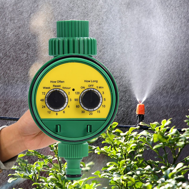 Multi Function Two Dial Automatic Electronic Watering Timer Garden Irrigation