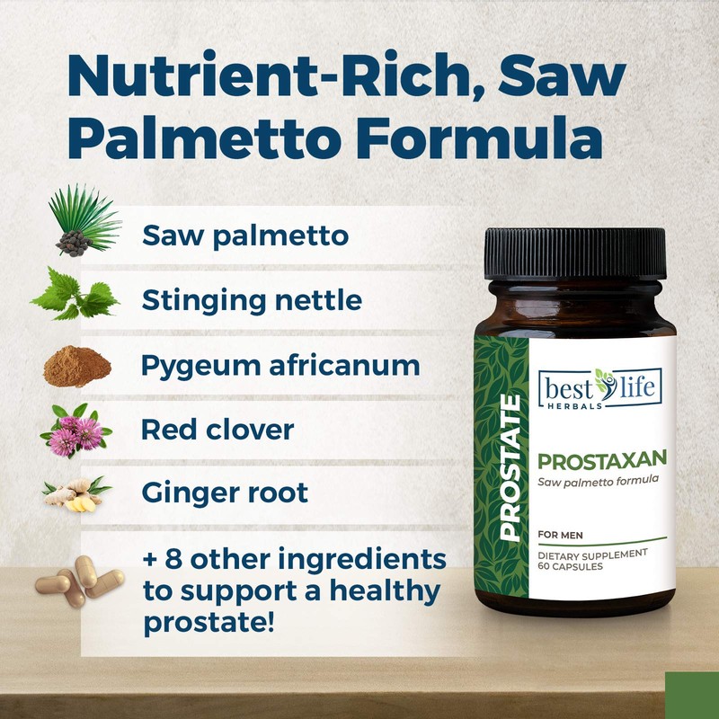 ProstaXan Saw Palmetto Supplement for Men’s Prostate and Bladder Health