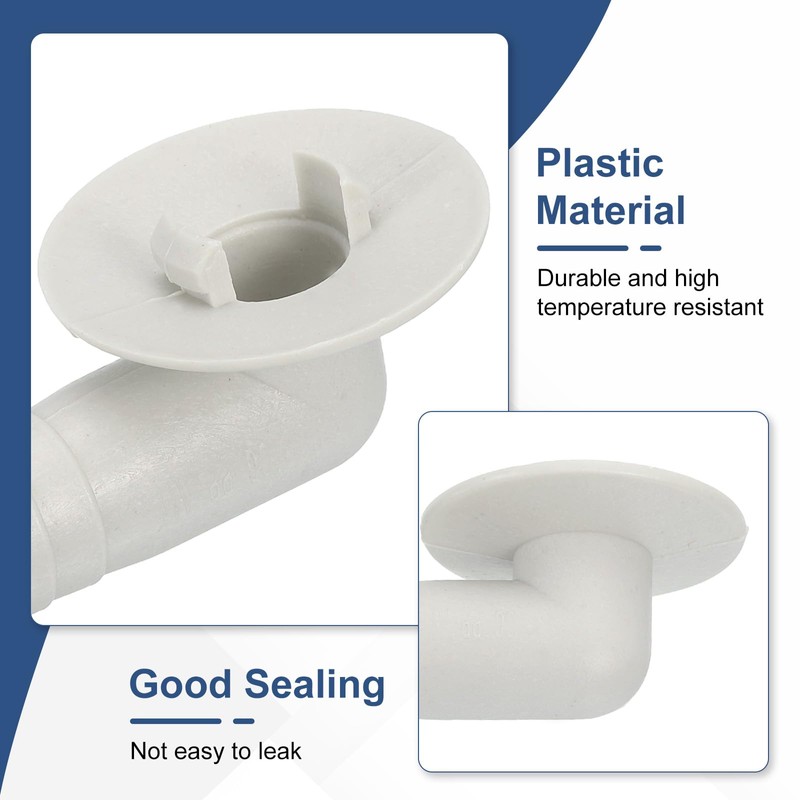 sourcing map 5Pcs Air Conditioner Drain Hose Connector Elbow Fitting