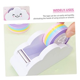Dispensador De Cinta Con Cortador Compacto Para Oficina Escuela Manualidades Portarrollos De Escritorio Fácil De Usar 4.44X2.40X1.69In