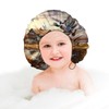 Zewurtuw Kid Small Shower Cap Adjustable Reusable Double Waterproof Layer
