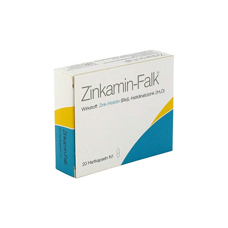 ZINKAMIN Falk 15 mg Hard Capsules Pack of 20