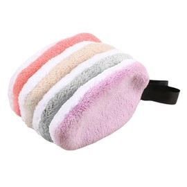 Bzzerumy Washable make-up pads, set of 4, made of microfibre in several colours, reusable sustainable solution for precise make-up removal