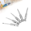 Torx Screwdriver Bits Set, 5 Pieces 50 mm 1/4 Inch