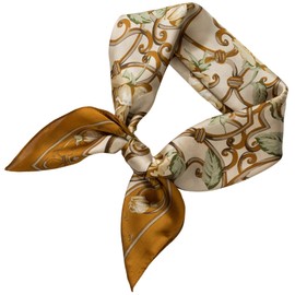 SILKORIGIN Scarf for Women 27.5” x 27.5” Silk Square Satin Head Scarf for Women Silk Hair Wrap for Sleeping