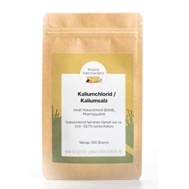 Potassium Chloride 250 g - Potassium Salt without Saline Added, 51.9-52.7% Potassium