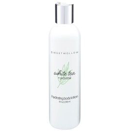 SweetHollow Hydrating Body Lotion with Shea Butter, Vitamin E, and Aloe Vera, Infused with Essential Oils, Clean Fragrances, Long Lasting (White Tea + Jasmine)