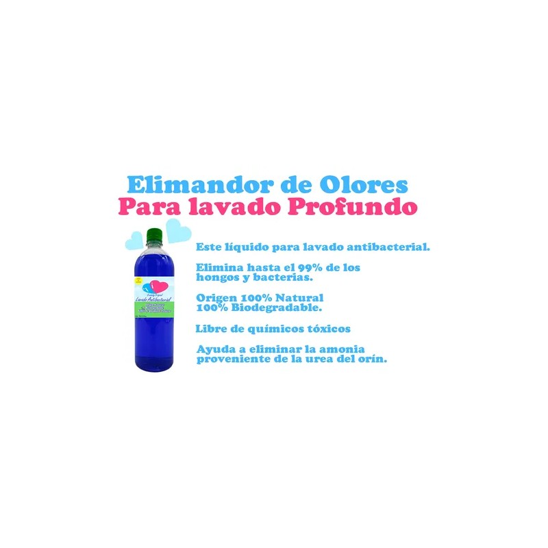 Lavado Profundo Para Pañales Ecológicos Tela Antibacterial