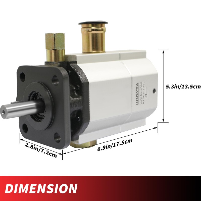 RYFT Hydraulic Log Splitter Pump 11GPM 2-Stage Hi/Lo Gear Pump