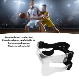 Face Nose Guard Mask, Adjustable Nose Guard Sports Face Shield for Broken Nose, Sports Injuries, Clear Face Shield Masks for Basketball, Softball, Soccer