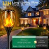 TomCare Solar Lights Outdoor Flickering Flame Solar Torch Lights Waterproof