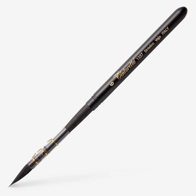 Tintoretto : Feltracco Brush: Retractable Synthetic Watercolour Brush: Series 1337,
