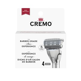 Cremo 4 ct Razor Blades | Razor Blades Refills, Razor Blades for Men, Shaving Blades for Men, Cremo Razor Blades Refill, 5 Blade Razor Men,