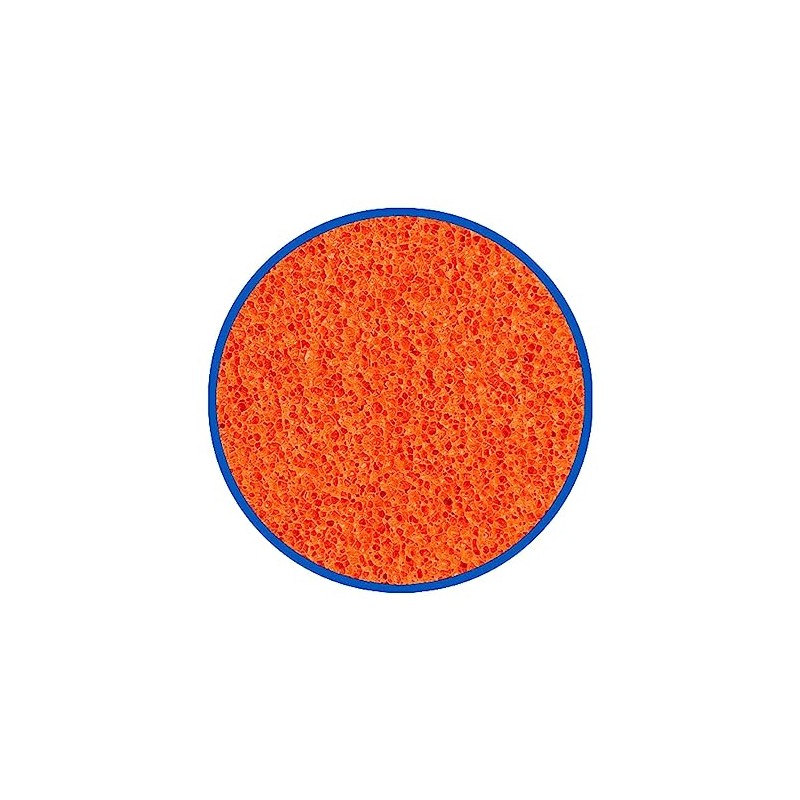 Orange Rubber 18mm Sponge 280 x 140mm Rough D4684