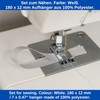 Sew On Towel Hangers, 24 Pieces 180 x 12 mm