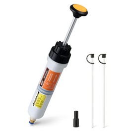 Orion Motor Tech 200mL Manual Fluid Extractor and Filler, Syringe Style Pump for Power Steering Transmission Gear Oil & Brake Fluid Changes, Hand Vacuum Pump for ATV Boat Automotive Fluid Extraction