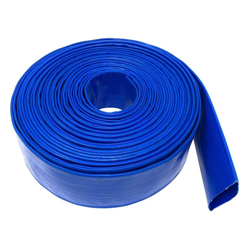 Gloxco 2-1/2" Inside Diameter (4" Flat Width) Blue Lay Flat