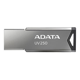 ADATA 32 GB Memoria Flash USB 2.0 Color Plata con Negro (Modelo UV250)