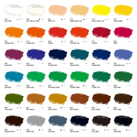 PHOENIX Oil Paint Set, 36x12ml/0.4 Fl Oz Tubes, Non-toxic Oil Based Paints for Canvas Craft Painting, Great Value Art Supplies for Artists, Adults, Beginners