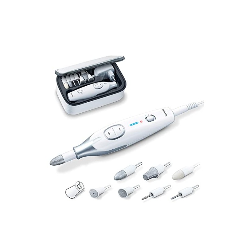 Beurer MP42 Kit de Manicure y Pedicure Eléctrico con 7