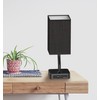 Alimentata Bedside Table Lamp, Touch Control Nightstand Bedroom Lamp with