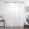 Home Beyond & HB design - White Sheer Voile Curtain