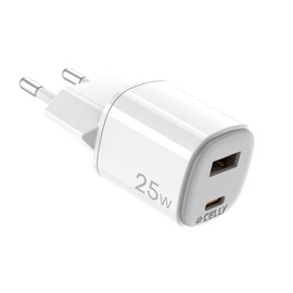 Celly UPTC1USB1USBC25 Wall Charger, White, Brand EAN: 8021735212157