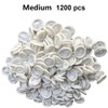 ANSLYQA Finger Cots, (Medium,1200 Pcs) Disposable Latex Finger Covers Anti