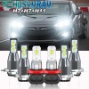 CHUSYYRAY For Hyundai Genesis Coupe 2013-2016 6X LED Headlight Bulbs