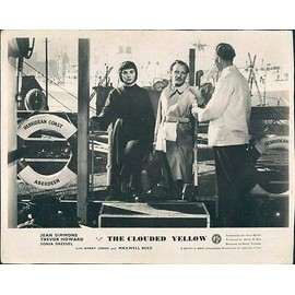 Jean Simmons Trevor Howard The Clouded Yellow Lobby Card ON Boat Dock