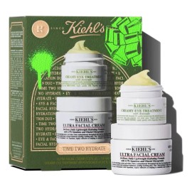 Kiehl's Set de Regalo Ultra Hydrating Hits, Set de Cremas para Hidratación Facial Total en Versión Full Size, Ultra Facial Cream 50ml y Creamy Avocado Eye Treatment 14ml