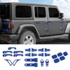 JeCar Exterior Trim Kits Door & Hood Hinge Covers Door