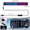 Devil Eyes Light for Cars, 69.4''x7.6'' Super Large Flexible LED