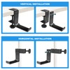 YMKWZ 1PCS Headphone Stand Hanger Holder, Foldable Aluminum Desk Headphone,