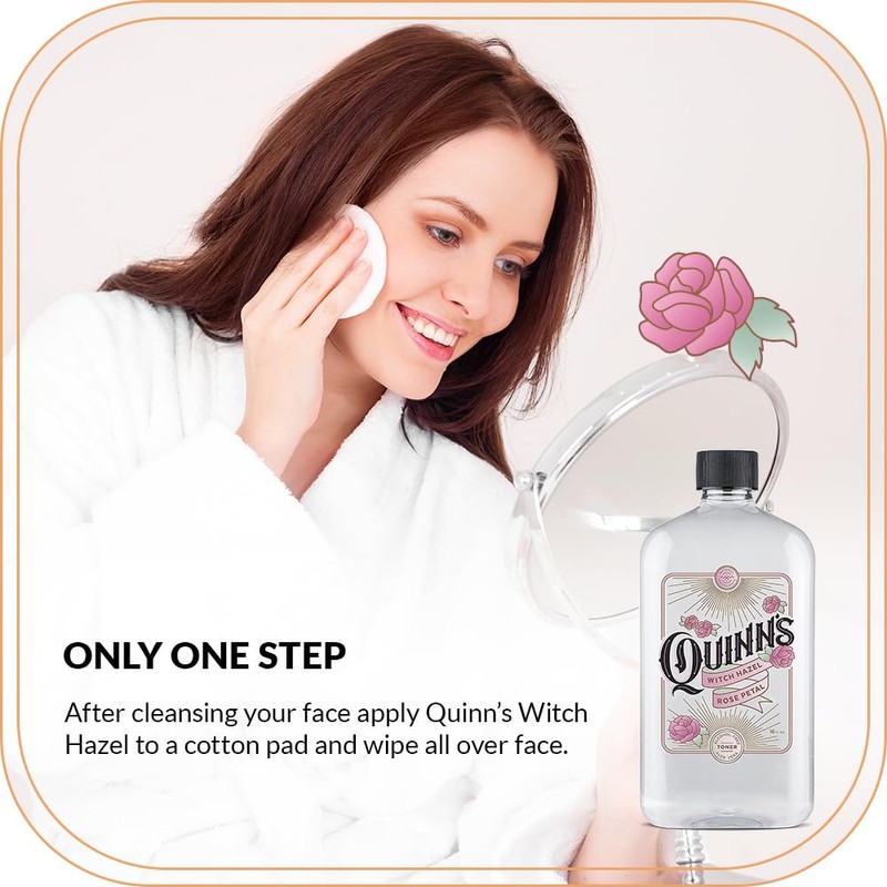 Quinn’s Alcohol Free Witch Hazel with Aloe Vera 16 Ounce