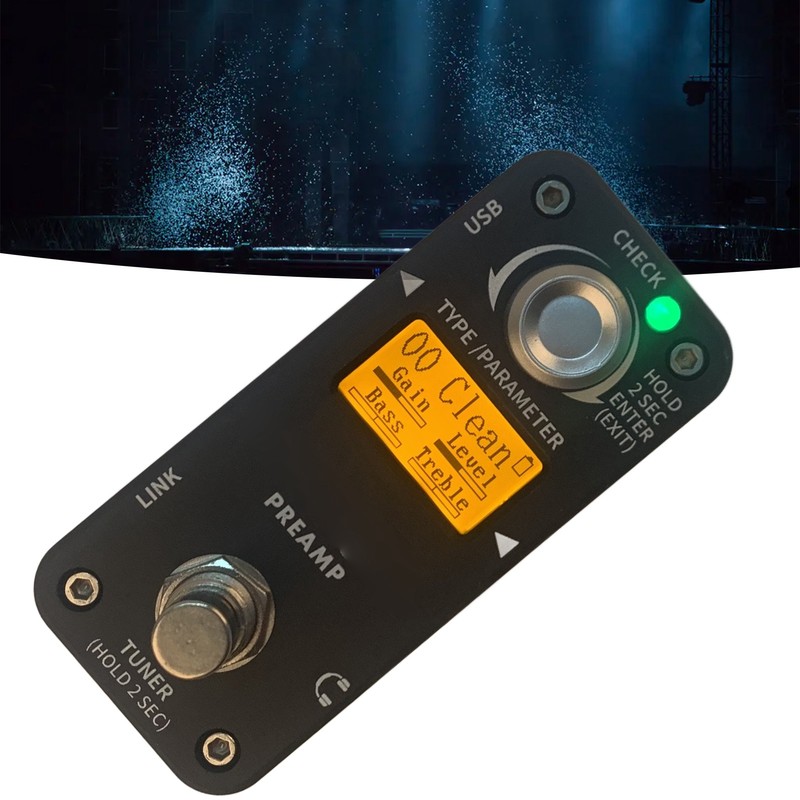 Preamp Effect Pedal Unvoiced Sound Overload Distortion Metal Tone Electric