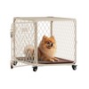 Aurapaws Dog Crate, 30 Inch Diamond Mesh Enhanced Dog Kennel