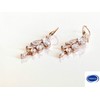 ONDEGO Rose Gold Earrings Bridal Jewellery Gift Leaf