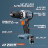 SENIX 20V Max 1/2-Inch Brushless Drill Driver, 45 ft-lbs Torque,