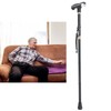 15 Gears Adjustment Elderly Folding Waking Cane Hand Walking Standing