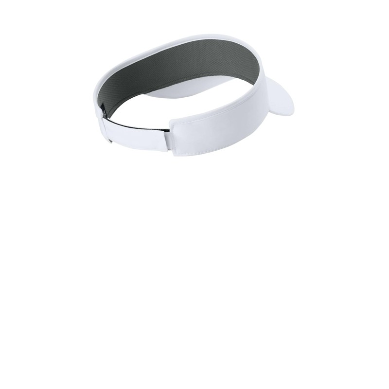 Port Authority Poly Visor White